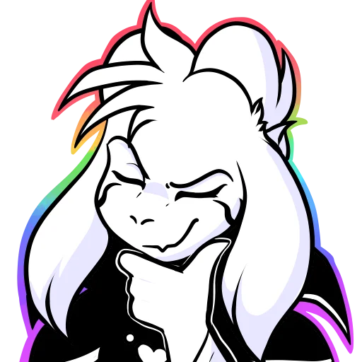 😏 Стикер «Asriel» для Telegram