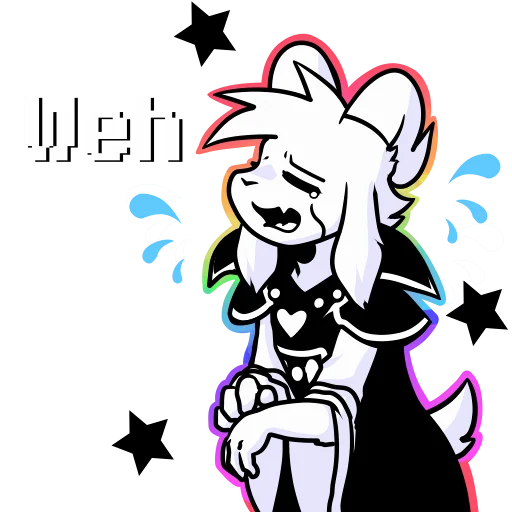 😭 Стикер «Asriel» для Telegram