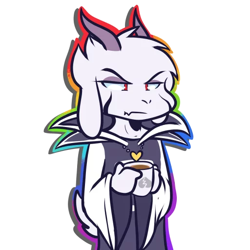 😑 Стикер «Asriel» для Telegram
