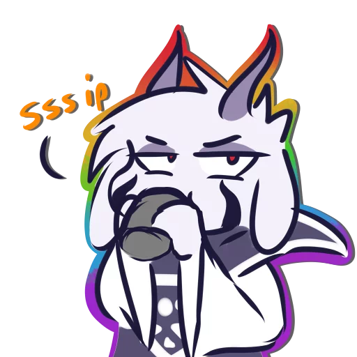 😒 Стикер «Asriel» для Telegram