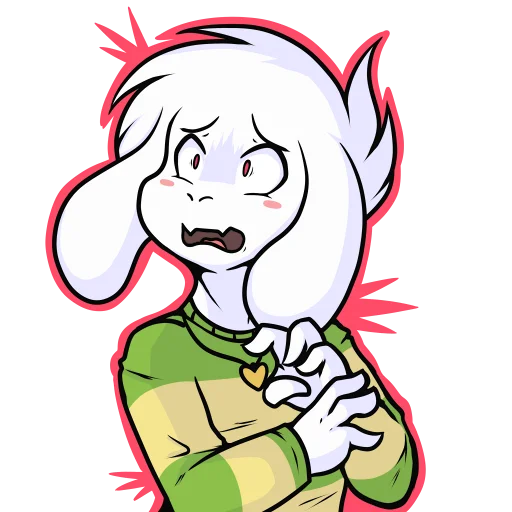 😱 Стикер «Asriel» для Telegram