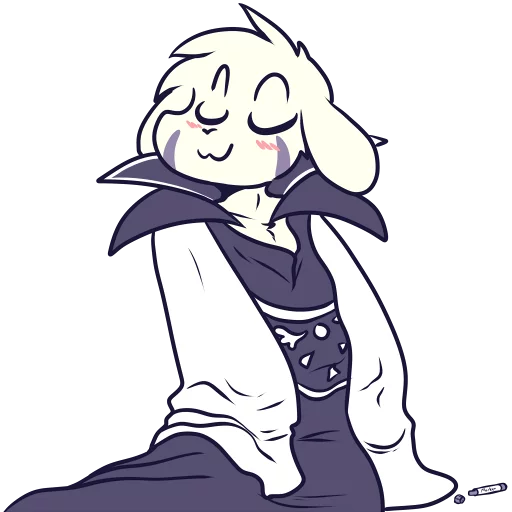 😊 Стикер «Asriel» для Telegram