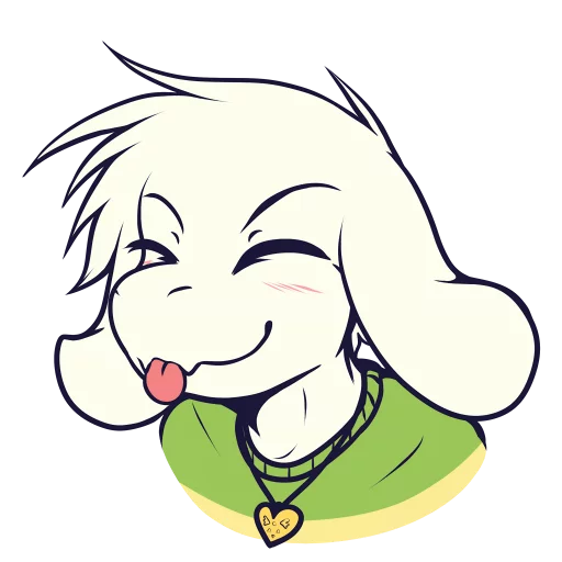 😝 Стикер «Asriel» для Telegram