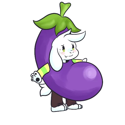 🍆 Стикер «Asriel» для Telegram