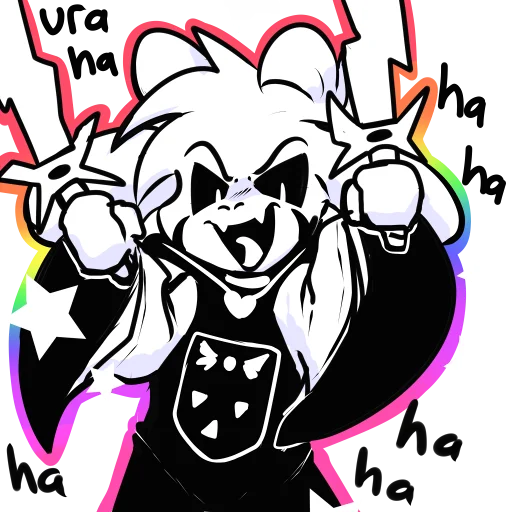 😈 Стикер «Asriel» для Telegram