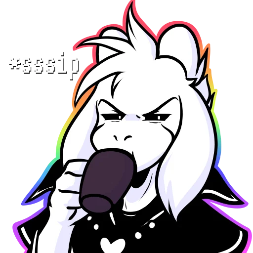 😒 Стикер «Asriel» для Telegram