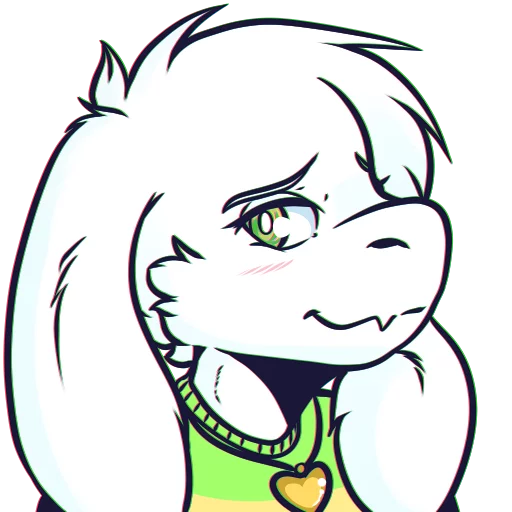 🙂 Стикер «Asriel» для Telegram