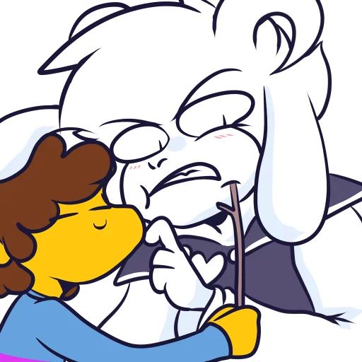😡 Стикер «Asriel» для Telegram