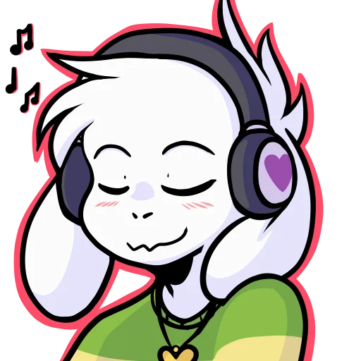 🎵 Стикер «Asriel» для Telegram