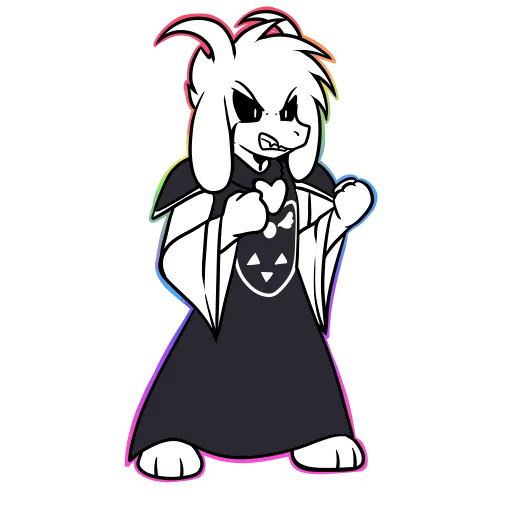 😡 Стикер «Asriel» для Telegram
