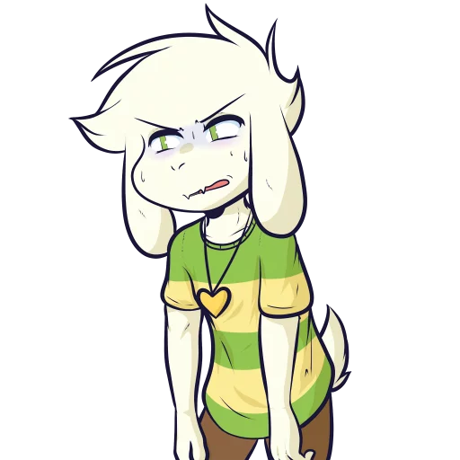 😨 Стикер «Asriel» для Telegram