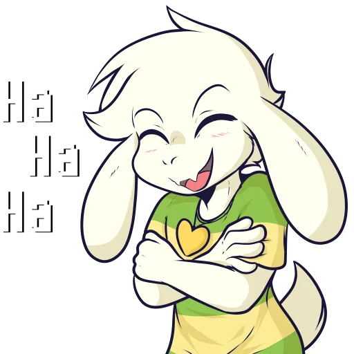 😆 Стикер «Asriel» для Telegram