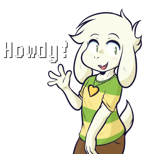 😃 Стикер «Asriel» для Telegram