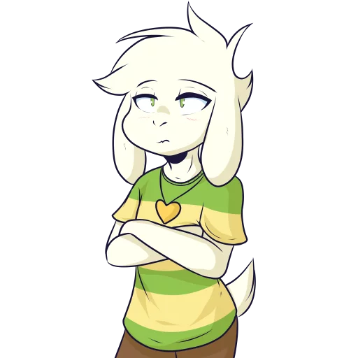 😒 Стикер «Asriel» для Telegram