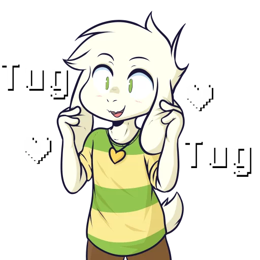 ❤️ Стикер «Asriel» для Telegram