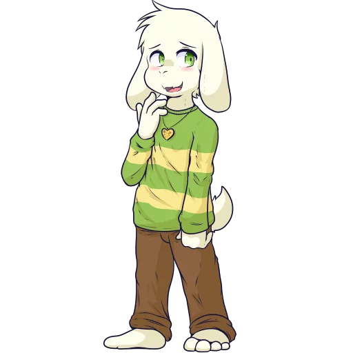 ☺️ Стикер «Asriel» для Telegram