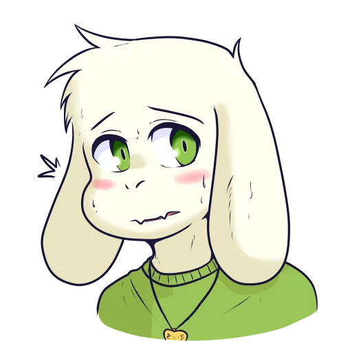 😯 Стикер «Asriel» для Telegram
