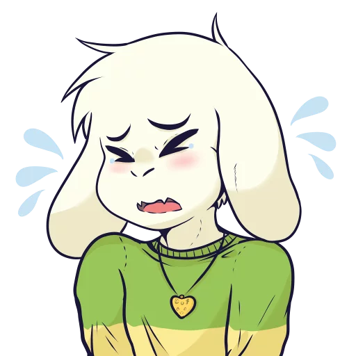 😣 Стикер «Asriel» для Telegram