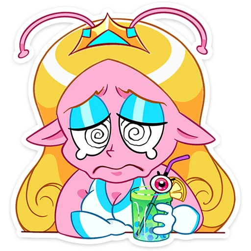 😵‍💫 Стикер «Астер» для Telegram