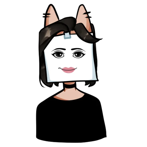 🌚 Стикер «Asteria cat» для Telegram