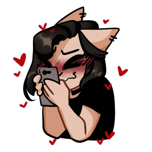 ❤️ Стикер «Asteria cat» для Telegram