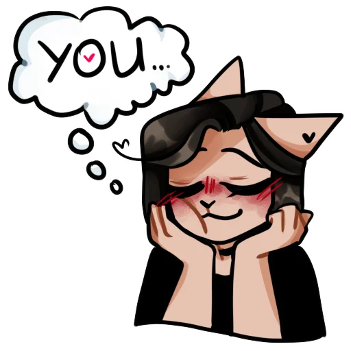 ☁️ Стикер «Asteria cat» для Telegram