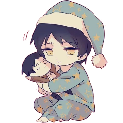 💗 Стикер «Eren and Levi» для Telegram
