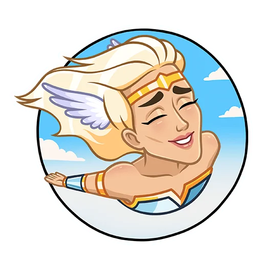 ☺️ Стикер «Астра» для Telegram