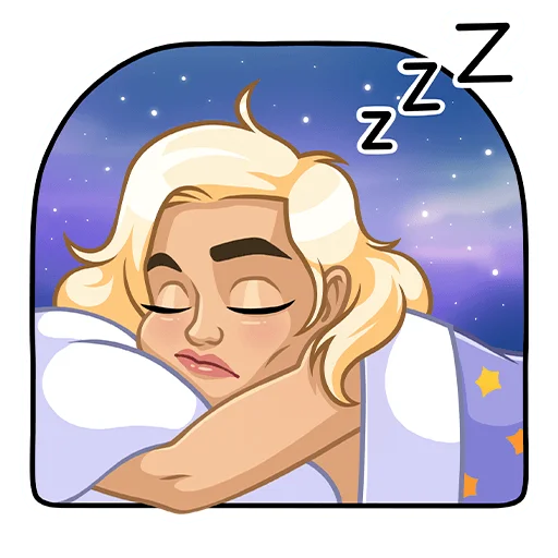 😴 Стикер «Астра» для Telegram