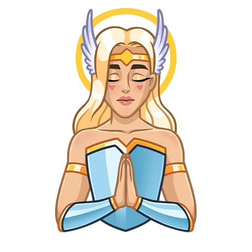 😇 Стикер «Астра» для Telegram