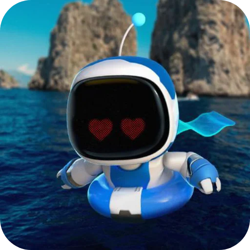 ❤ Стикер «Astro Bot» для Telegram