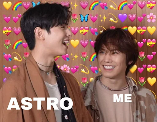 🤩 Стикер «ASTRO memes» для Telegram