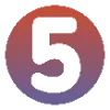 5⃣ Эмодзи «Буквы с градиентом, иконки, знаки зодиака» для Telegram