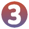 3⃣ Эмодзи «Буквы с градиентом, иконки, знаки зодиака» для Telegram