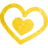 💗 Эмодзи «Жёлтые буквы и символы эзотерики» для Telegram