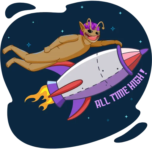 🚀 Стикер «official» для Telegram