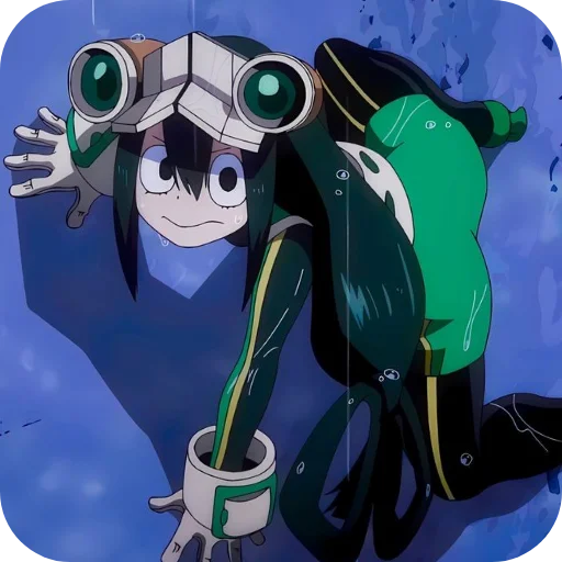 🪐 Стикер «Asui Tsuyu» для Telegram