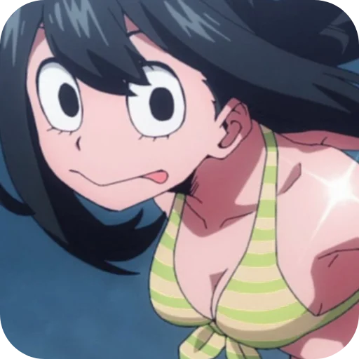 💇 Стикер «Asui Tsuyu» для Telegram