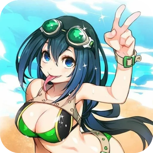 👄 Стикер «Asui Tsuyu» для Telegram