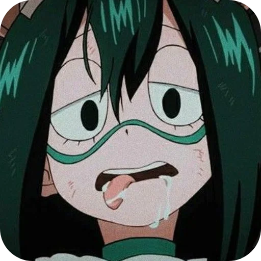 Стикерпак Asui Tsuyu для Telegram