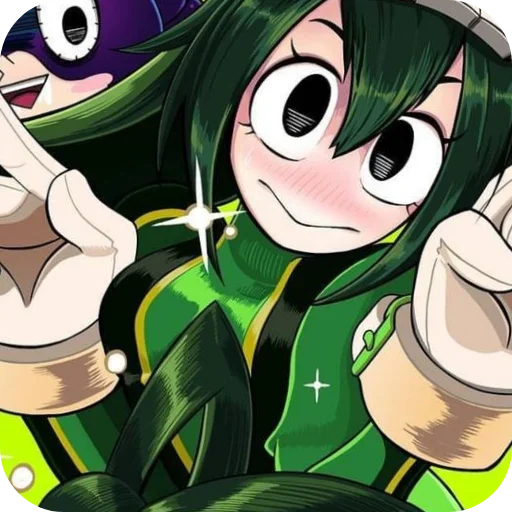 👍 Стикер «Asui Tsuyu» для Telegram