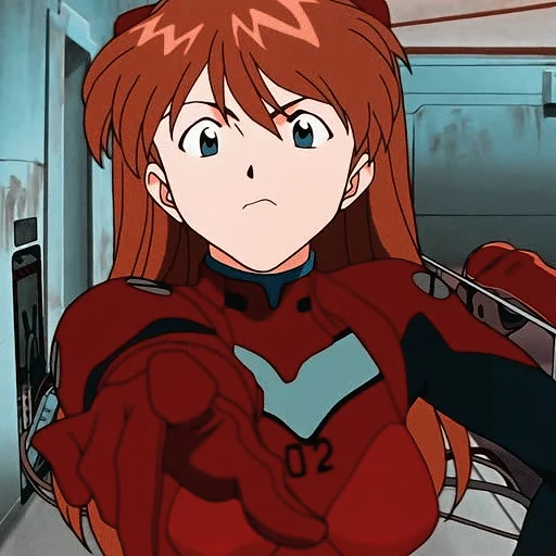 😒 Стикер «Asuka Langley Emotions 2» для Telegram