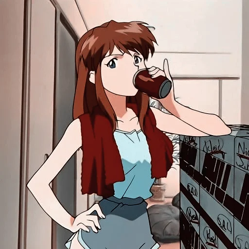 🧃 Стикер «Asuka Langley Emotions 2» для Telegram