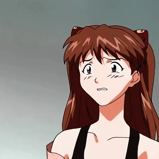 😟 Стикер «Asuka Langley Emotions 2» для Telegram