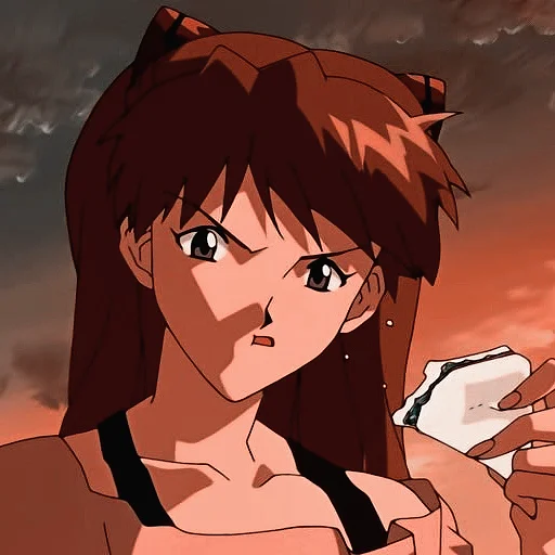 🥪 Стикер «Asuka Langley Emotions 2» для Telegram