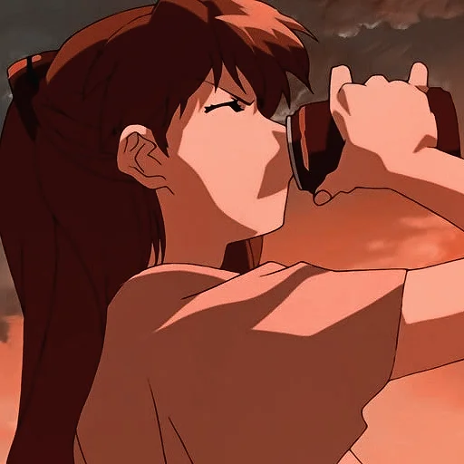 🧃 Стикер «Asuka Langley Emotions 2» для Telegram