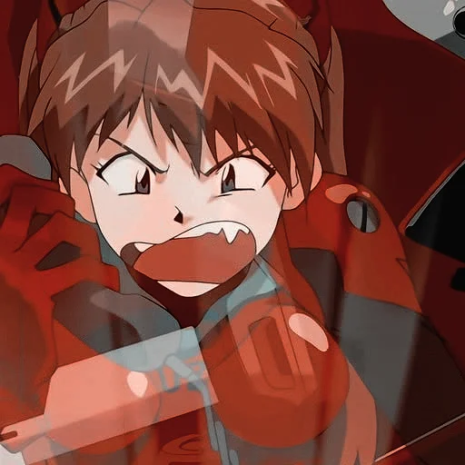 🤬 Стикер «Asuka Langley Emotions 2» для Telegram