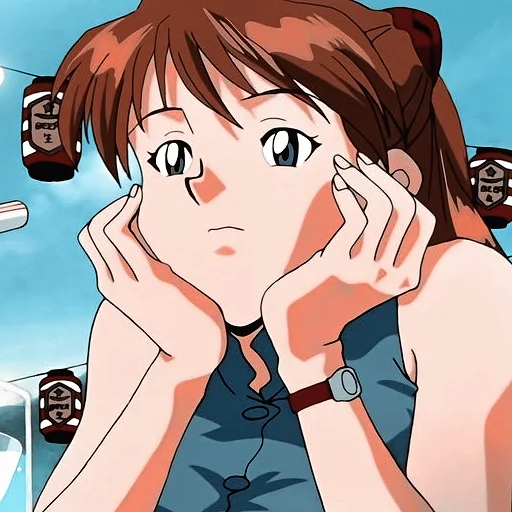 😶 Стикер «Asuka Langley Emotions 2» для Telegram