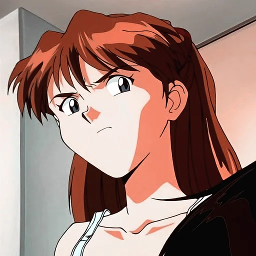 🙁 Стикер «Asuka Langley Emotions 2» для Telegram