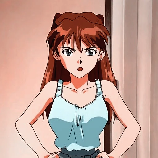 🤨 Стикер «Asuka Langley Emotions 2» для Telegram